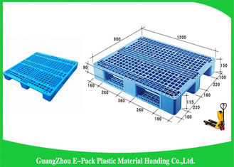 Single Face Small Plastic Pallets With Steel Tubes Inside , Light Duty  Mini Plastic Pallets