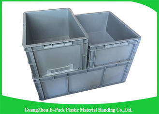 Standard Plastic PP Industrial Storage Bins , Reusable Plastic Stacking Boxes