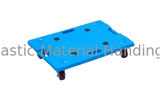 150kgs Loading Multi Function Plastic Moving Dolly 3 Inches PU Wheels