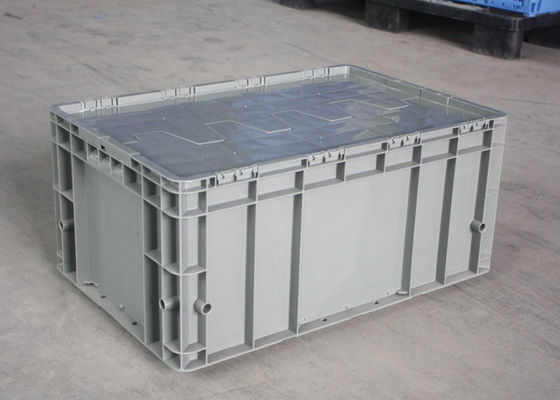 600*400mm 35kg PP ইউরো স্ট্যাকিং পাত্রে প্রভাব প্রতিরোধের