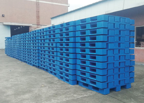 কাস্টম HDPE 6T হেভি ডিউটি ​​প্লাস্টিক প্যালেট 4 ওয়ে ফর্কলিফ্ট