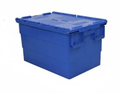 পরিবহনের জন্য 600*400*365mm 200kg PP ক্রেট স্টোরেজ বক্স