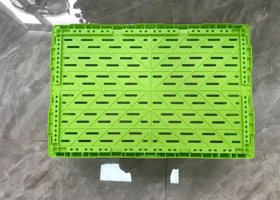ভেজ ফলের জন্য 4400PCS প্লাস্টিক ভেন্টেড ক্রেট লোড হচ্ছে 600*400mm
