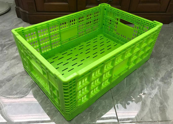 ভেজ ফলের জন্য 4400PCS প্লাস্টিক ভেন্টেড ক্রেট লোড হচ্ছে 600*400mm