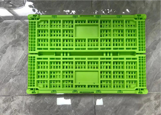 ভেজ ফলের জন্য 4400PCS প্লাস্টিক ভেন্টেড ক্রেট লোড হচ্ছে 600*400mm