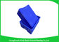 33L Plastic Stacking Boxes PP , Plastic Storage Crates  Rectangle Folding