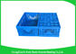 Virgin PP Black Plastic Storage Boxes , Recyclable Collapsible Plastic Containers