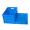 Logo Printing Collapsible Plastic Containers / Folding Storage Crates